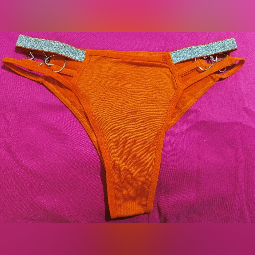 Heart Link Orange Tanga Red available